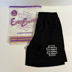 BRAND NEW Authentic Black White Eric Emanuel Shorts